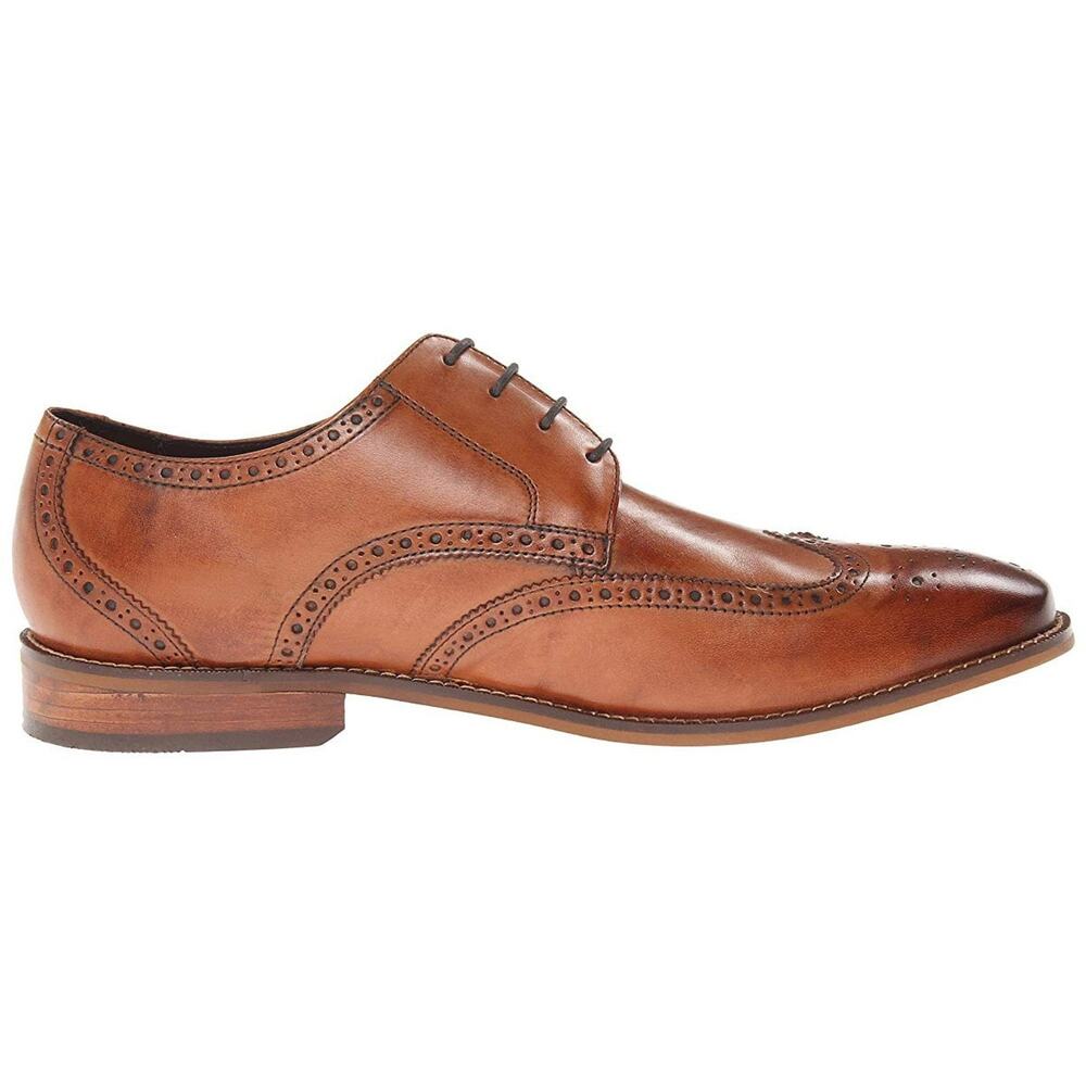 Florsheim Castellano Wingtip Saddle Tan Leather Men Oxford Shoes Size 11 D